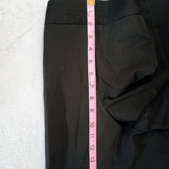 NWT: Worthington Size 16 Black Modern Fit Straight Leg Dress Pants - Picture 8 of 9